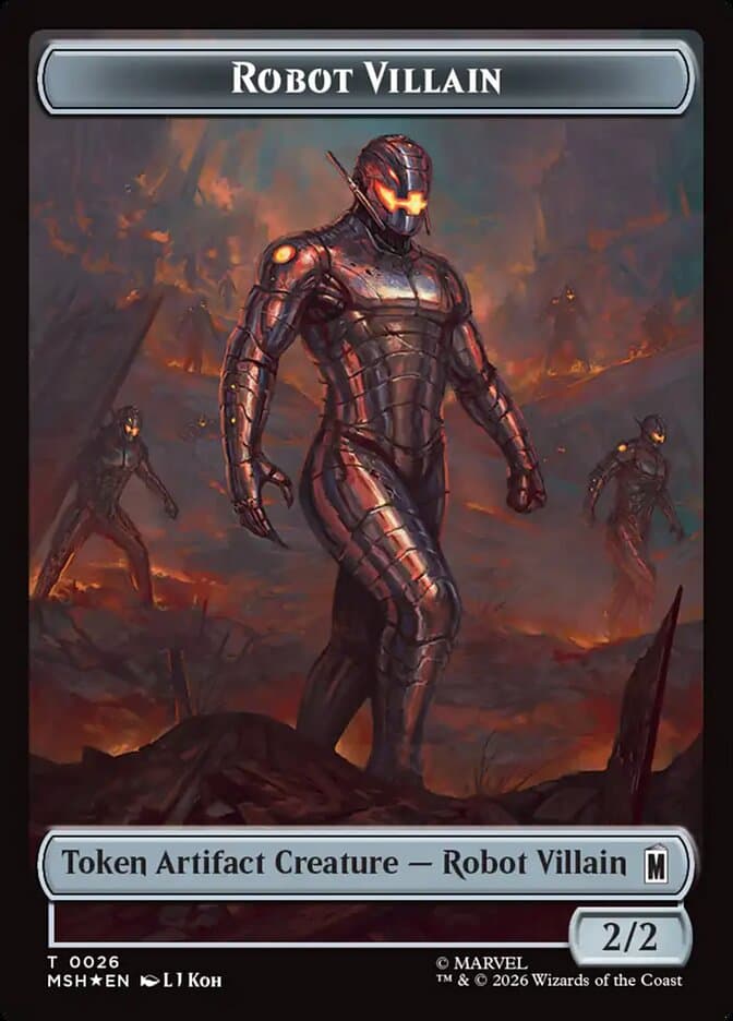 Robot Villain Token