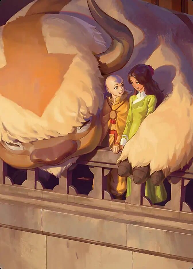 Aang and Katara // Aang and Katara Token