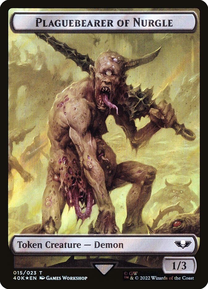 Plaguebearer of Nurgle Token