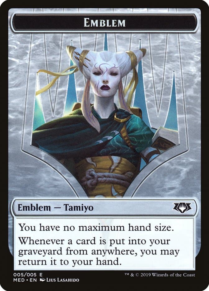 Tamiyo, the Moon Sage Emblem Token