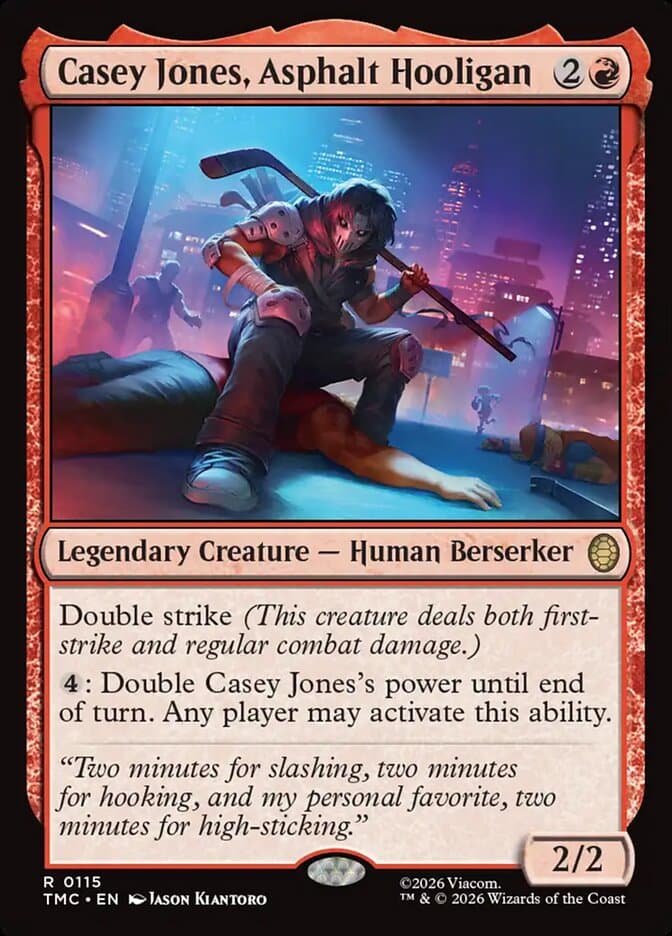 Casey Jones, Asphalt Hooligan