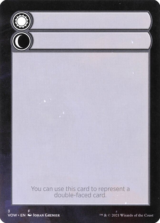 Double-Faced Substitute Card Token
