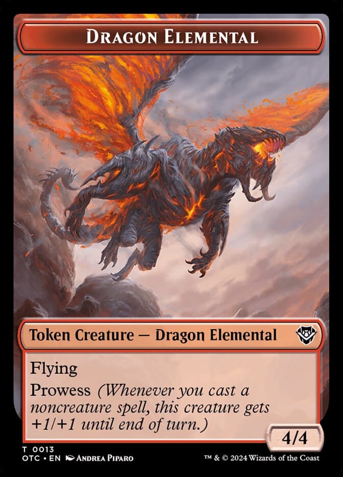 Dragon Elemental Token
