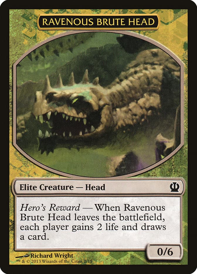 Ravenous Brute Head Token