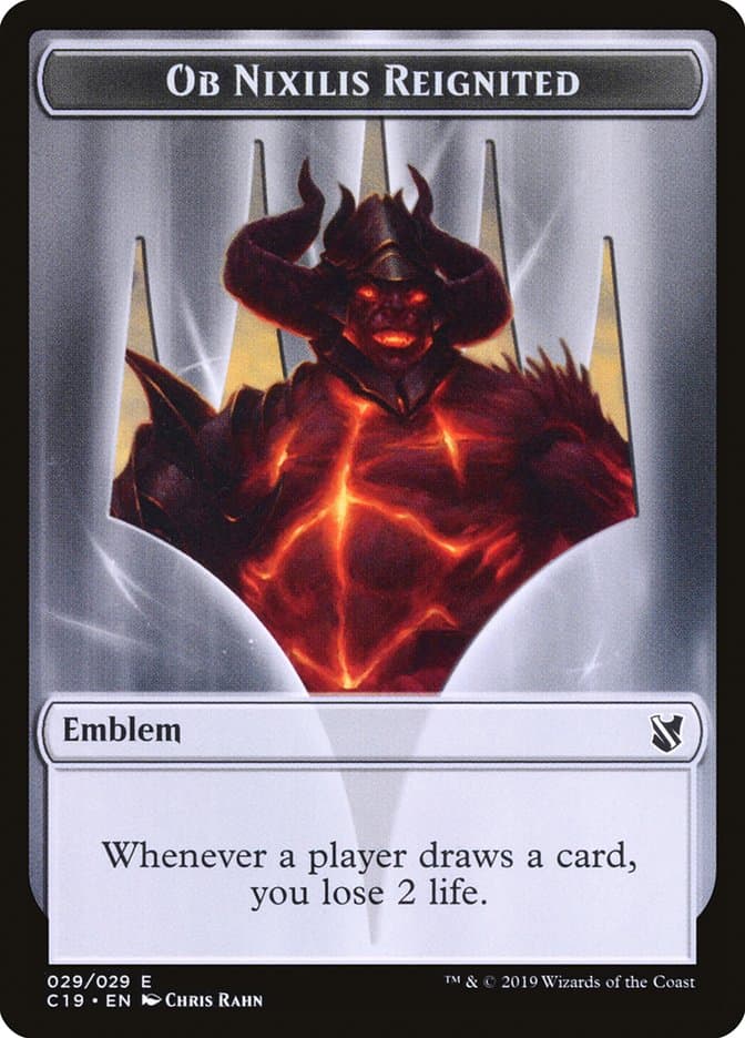 Ob Nixilis Reignited Emblem Token