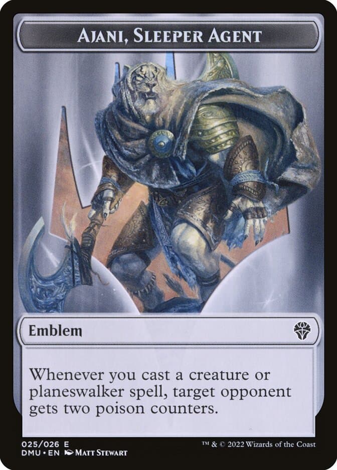 Ajani, Sleeper Agent Emblem Token
