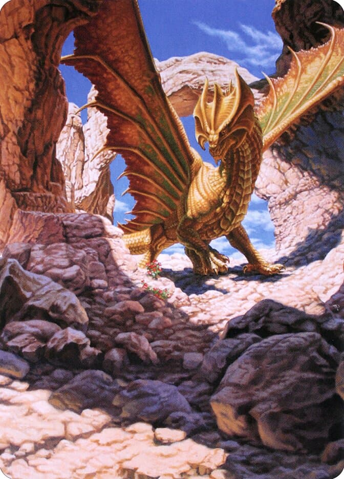 Ancient Brass Dragon // Ancient Brass Dragon Token