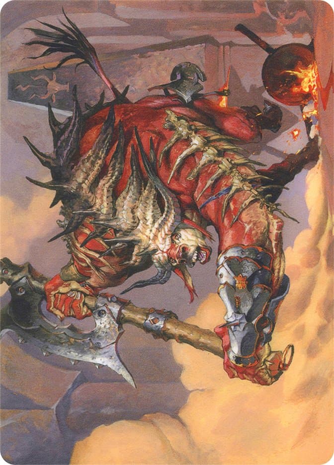 Spinehorn Minotaur // Spinehorn Minotaur Token