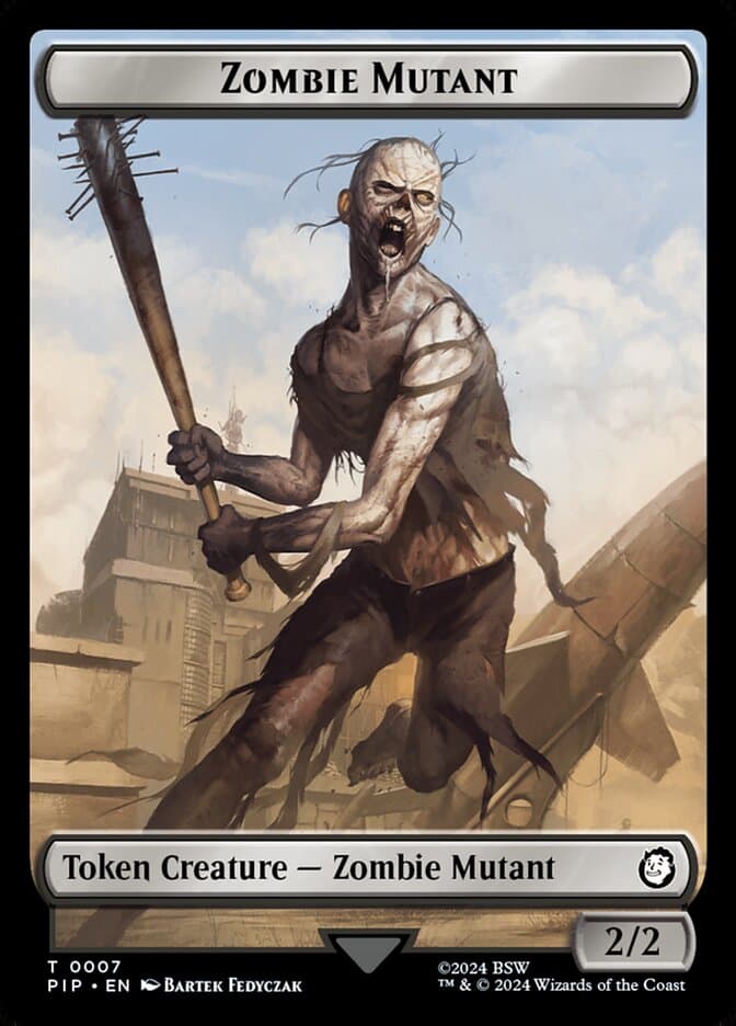 Zombie Mutant Token