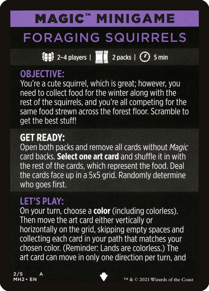 Foraging Squirrels // Foraging Squirrels (cont'd) Token