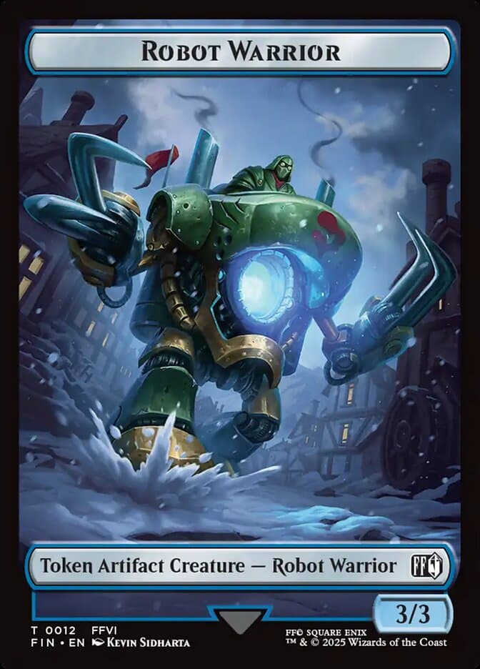 Robot Warrior Token