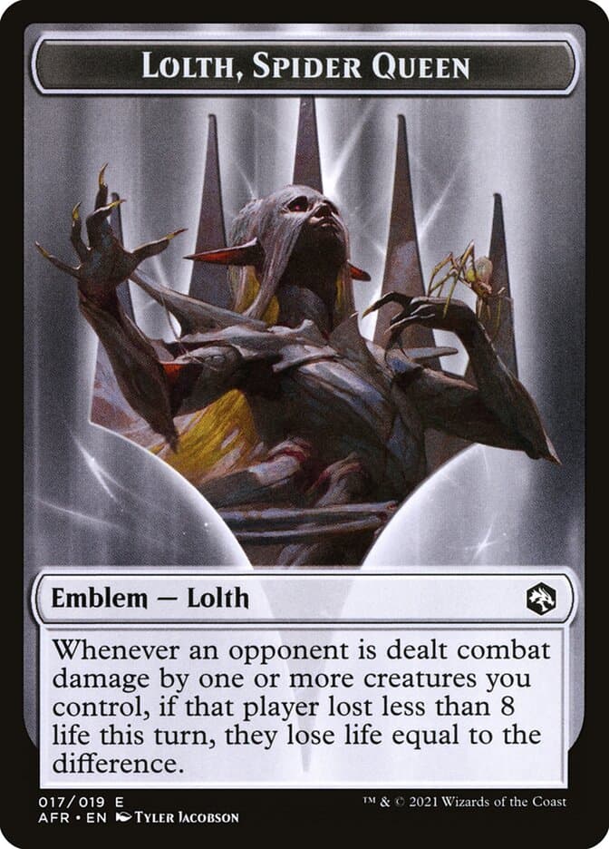 Lolth, Spider Queen Emblem Token
