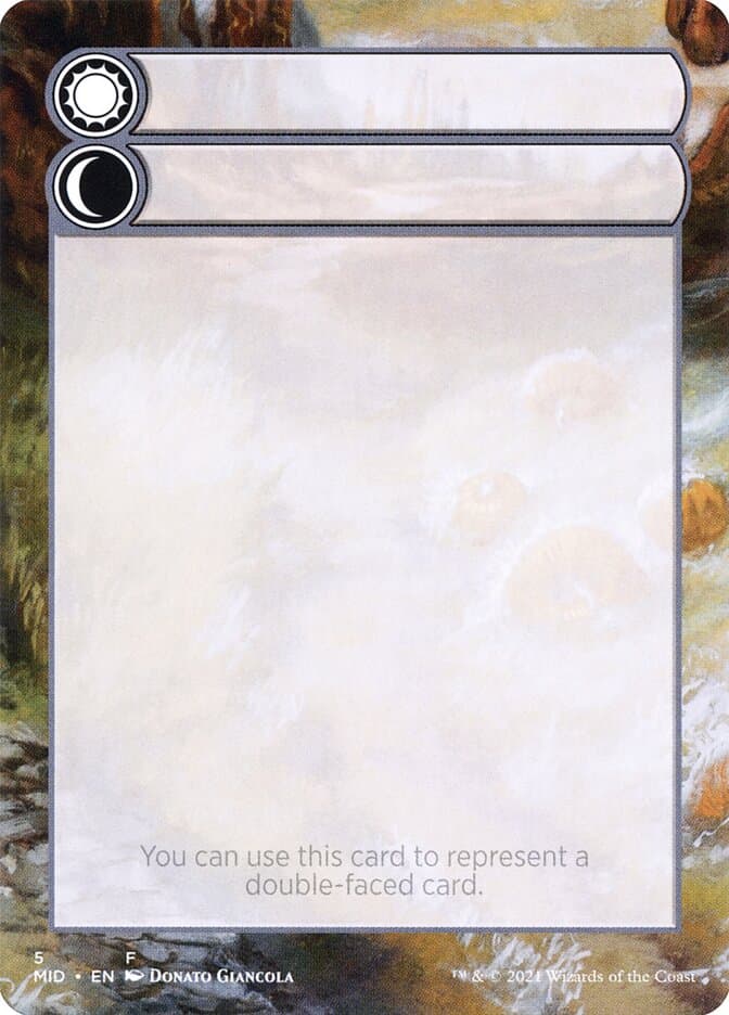 Double-Faced Substitute Card Token