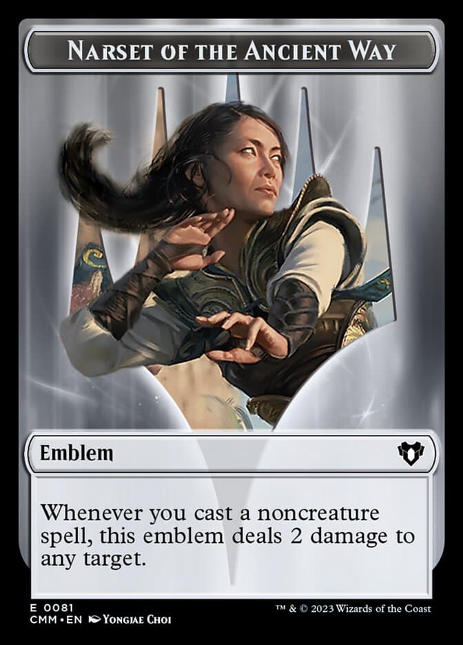 Narset of the Ancient Way Emblem Token