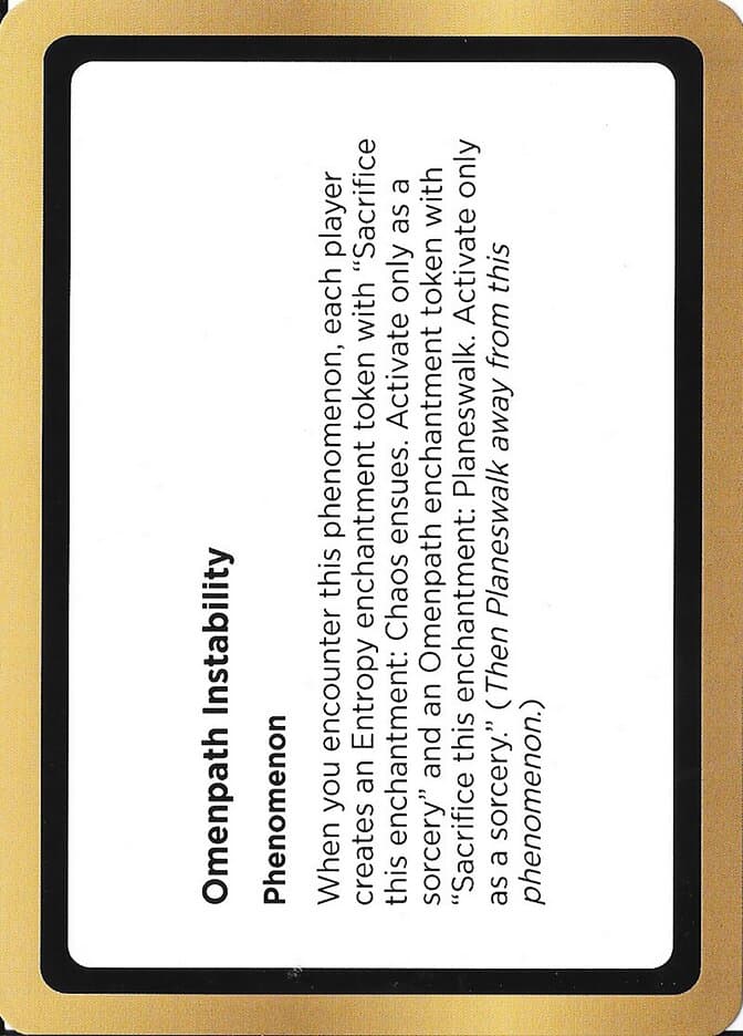 Omenpath Instability