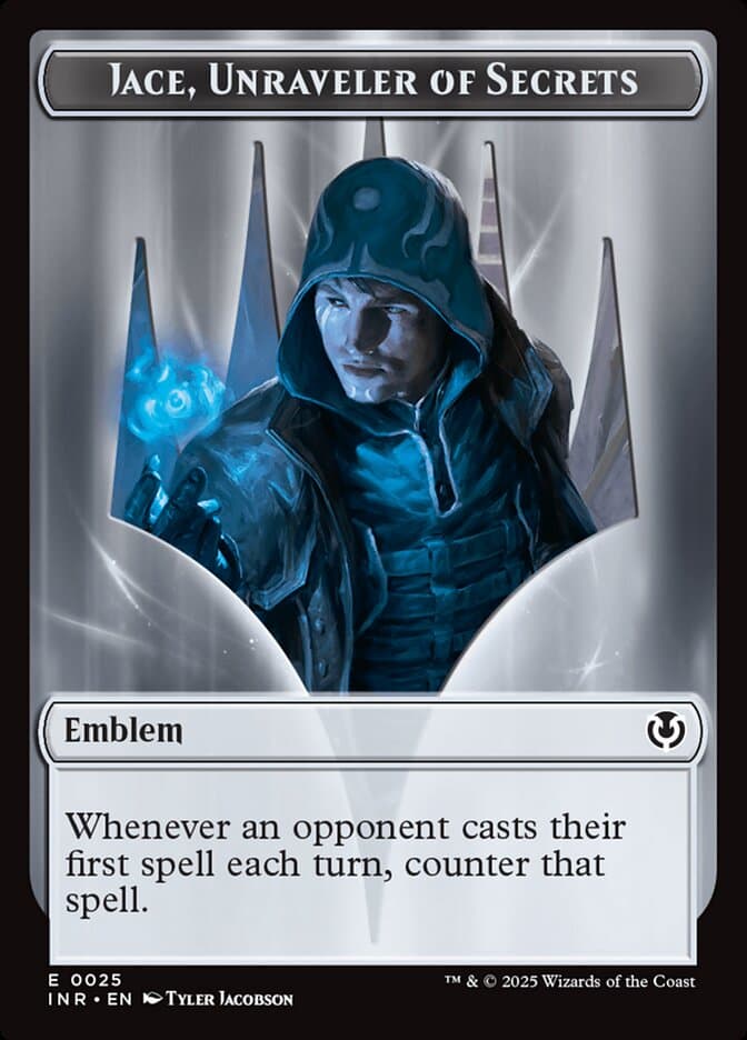 Jace, Unraveler of Secrets Emblem Token