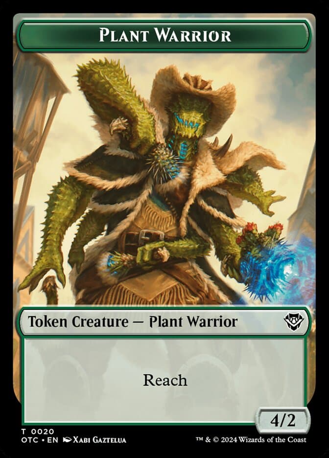 Plant Warrior Token