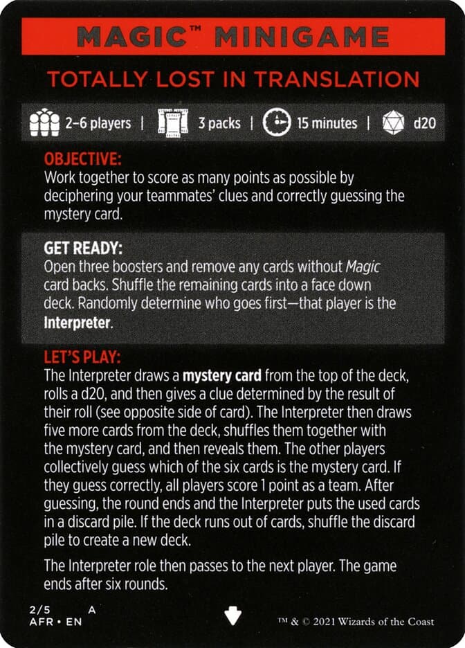 Totally Lost in Translation // Totally Lost in Translation (cont'd) Token