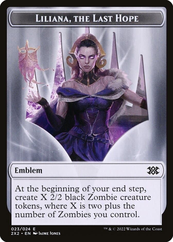 Liliana, the Last Hope Emblem Token