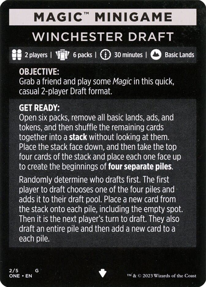 Winchester Draft // Winchester Draft (cont'd) Token