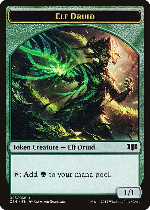 Elf Druid Token