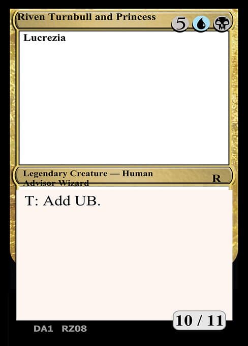 Riven Turnbull and Princess Lucrezia