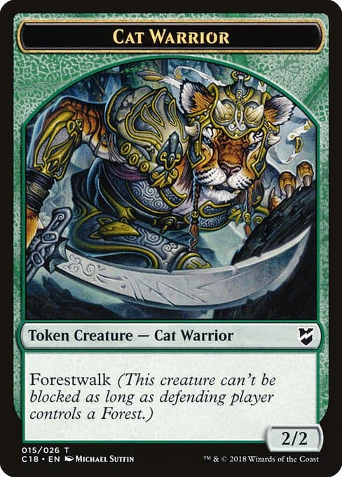 Cat Warrior Token
