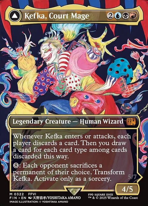 Kefka, Court Mage // Kefka, Ruler of Ruin