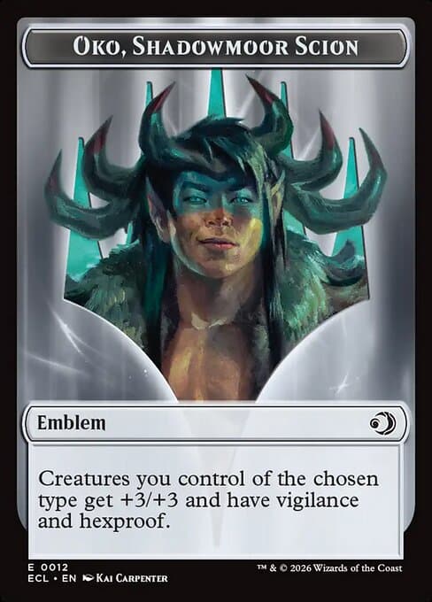 Oko, Shadowmoor Scion Emblem Token