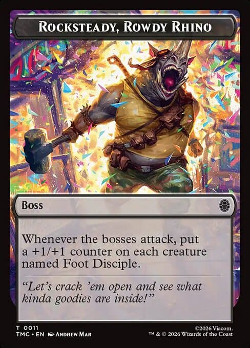Rocksteady, Rowdy Rhino Token