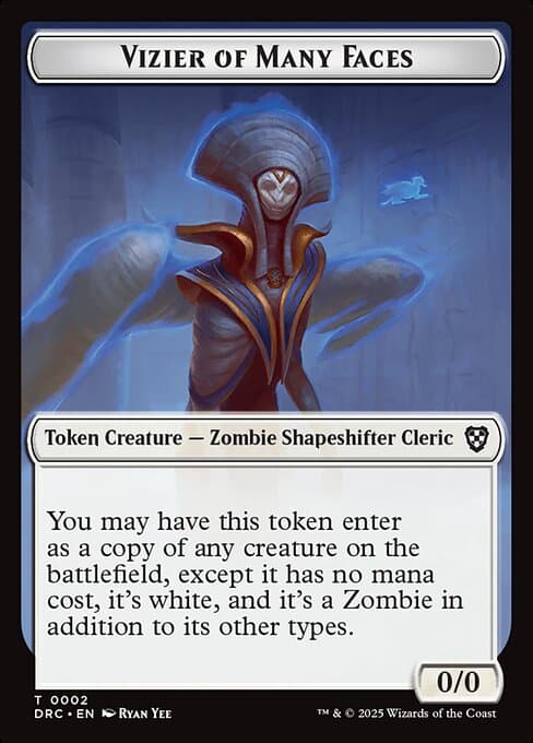 Vizier of Many Faces Token