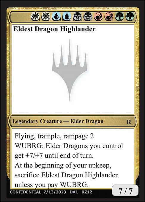 Eldest Dragon Highlander