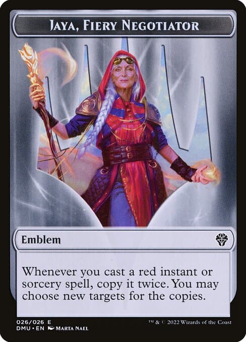 Jaya, Fiery Negotiator Emblem Token