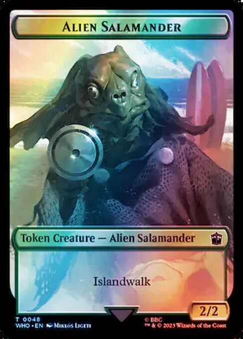 Alien Salamander Token
