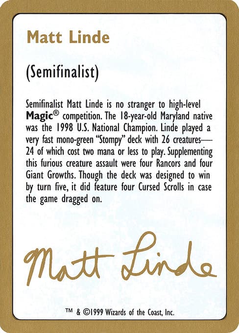 Matt Linde Bio Token
