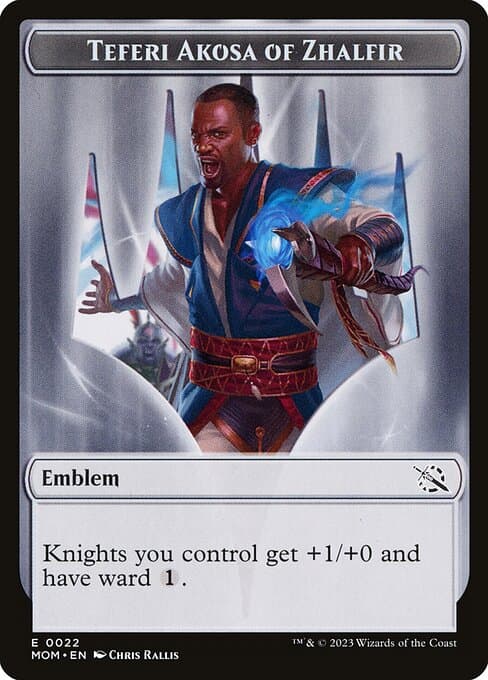Teferi Akosa of Zhalfir Emblem Token