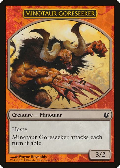 Minotaur Goreseeker Token