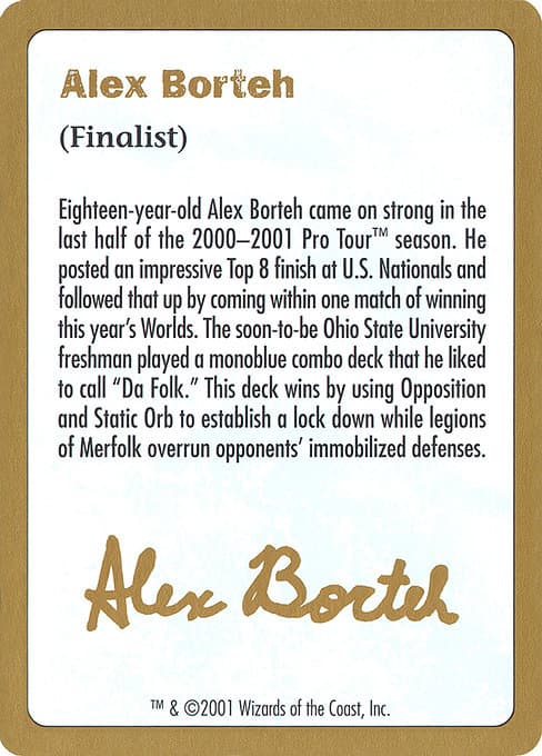 Alex Borteh Bio Token