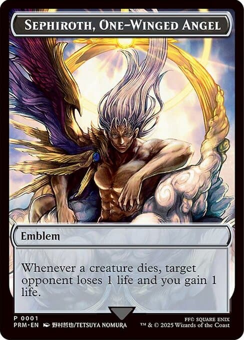 Sephiroth, One-Winged Angel Emblem Token