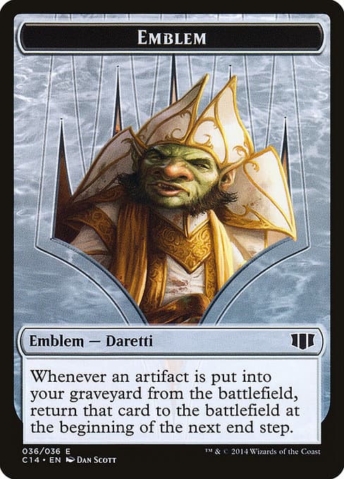 Daretti, Scrap Savant Emblem Token