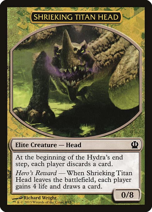 Shrieking Titan Head Token