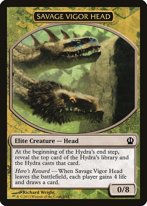 Savage Vigor Head Token