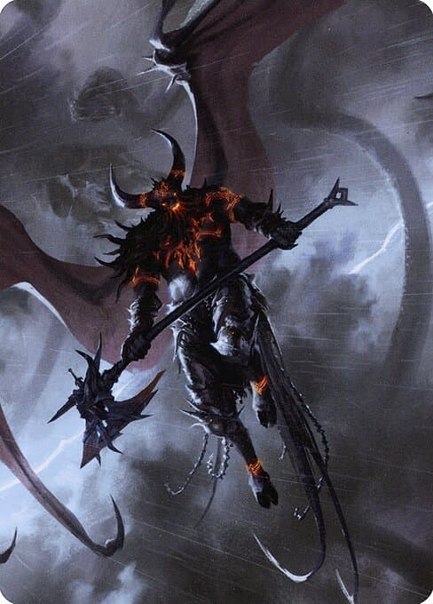 Burning-Rune Demon // Burning-Rune Demon Token