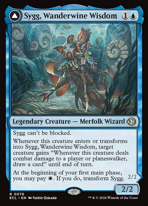 Sygg, Wanderwine Wisdom // Sygg, Wanderbrine Shield