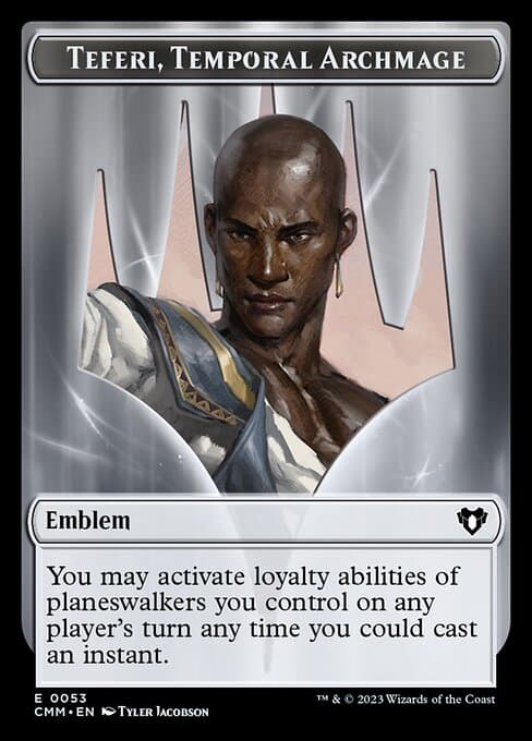 Teferi, Temporal Archmage Emblem Token