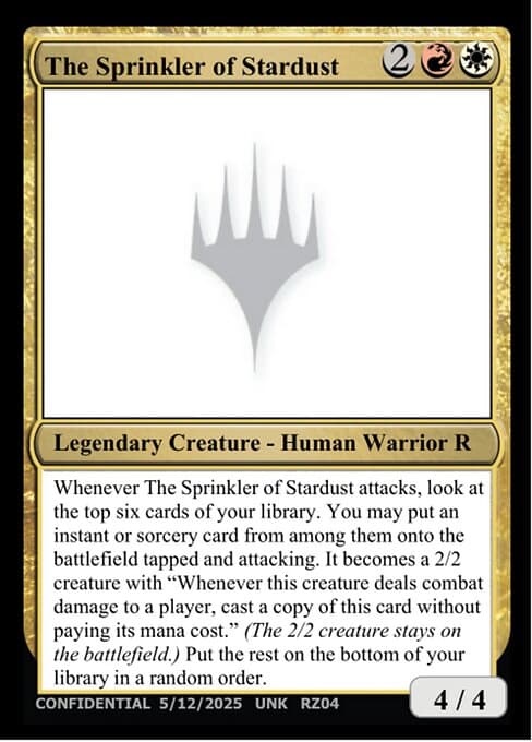 The Sprinkler of Stardust