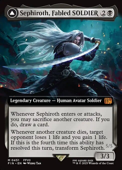 Sephiroth, Fabled SOLDIER // Sephiroth, One-Winged Angel