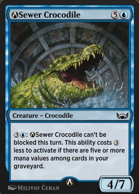 A-Sewer Crocodile