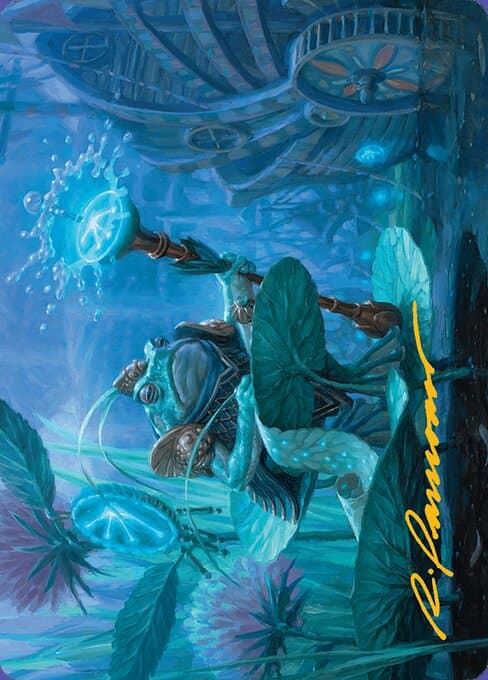 Dour Port-Mage // Dour Port-Mage Token