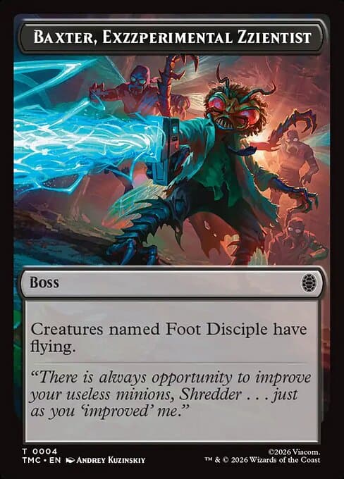 Baxter, Exzzperimental Zzientist Token